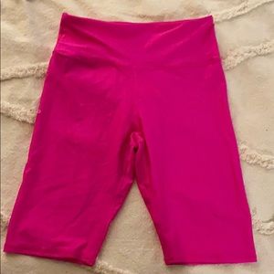Hot Pink Bike Shorts